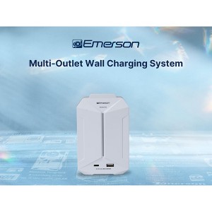 Emerson EAP-1000 6-Outlet + 2-USB Wall Charger - 1 of 4