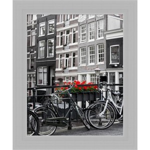 Amanti Art Brushed Sterling Silver Wood Picture Frame - 1 of 4