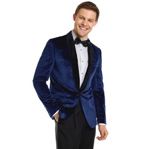 OppoSuits Deluxe Men's Blazer - Velvet Dinner Jackets - 1 of 4