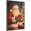 Amanti Art Santa Reading I by Melloi Art Prints Canvas Wall Art Print Framed - 2 of 4