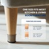 SereneLife Clear Rubber Furniture Leg Covers - Anti-Slip Floor Protectors, 24ct - 3 of 4