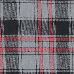 1138 - gray / black / rose plaid