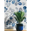 Brewster Peel and Stick 1pc Wallpaper Roux Blue - image 3 of 4