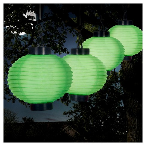 Pure Garden Outdoor Solar Chinese, Outdoor Solar Chinese Lanterns