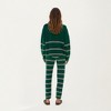 Anna-Kaci Women’s Striped Long Sleeve Top and Wide Leg Pant Set with Soft Textured Knit Fabric and Adjustable Drawstring Waistband - 4 of 4