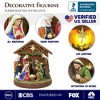 Radiant Nativity Scene Handcrafted Statue Figurine, 7" Birth of Jesus Christian Home Decoration| OrnamentallyYou - 2 of 4