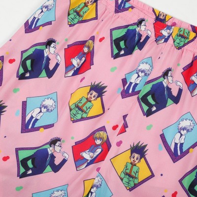 Hunter x Hunter Repeat Character Diamonds Pink Shorts-L — фото 4