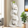 UbMelt Modern 5 Tier Book Shelf,Wall Corner Display Storage Bookcase for Home Office,Living Room,Bedroom - 2 of 4