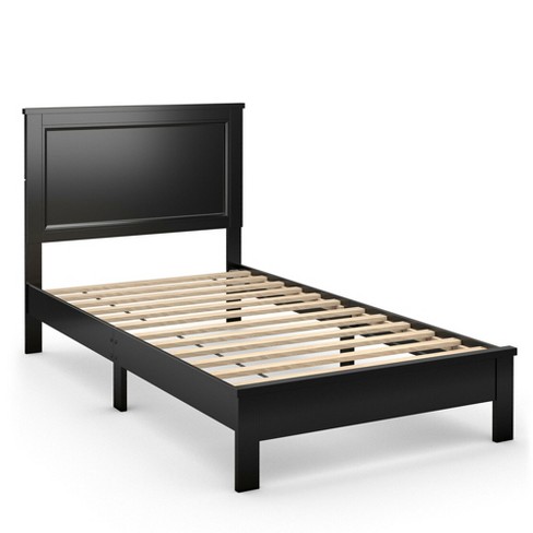 Black frame on sale twin bed