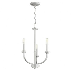 Quorum Lighting Reyes 3 - Light Chandelier in  Classic Nickel - 1 of 1