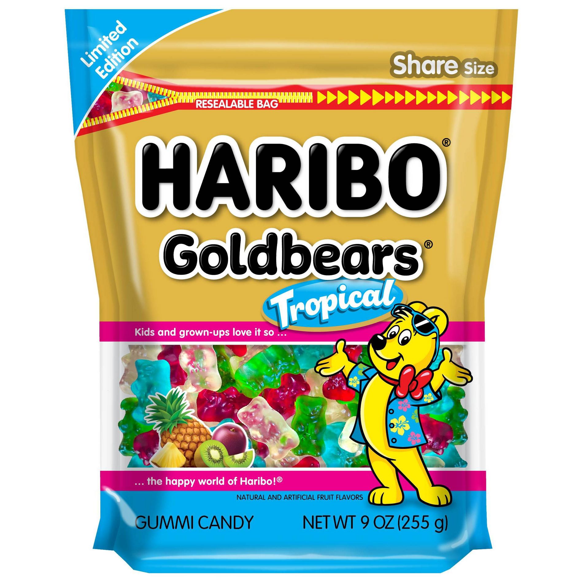 HARIBO Goldbears Tropical Candy - 9oz