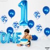 KatchOn, Blue 1 Balloon for First Birthday - Pack of 12 | Blue Number 1 Balloons | One Balloon Blue, Baby Shark 1st Birthday Decorations Boy - 2 of 4