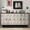 59.84" 4 Doors Vintage Sideboard ,Freestanding Sideboard Storage Cabinet Entryway Floor Cabinet - 3 of 4