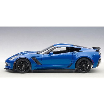 Chevrolet Corvette Stingray C7 Z06 Laguna Blue Tintcoat 1/18 Model Car by Autoart