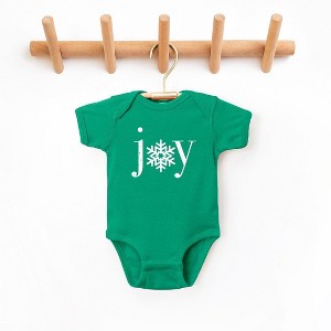 The Juniper Shop Joy Snowflake Baby Bodysuit - 1 of 4