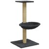 vidaXL Cat Tree Dark Grey Engineered wood, plush, sisal Medium Cat Tree - 2 of 4