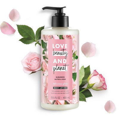 Love Beauty & Planet Murumuru Butter and Rose Oil Hand and Body Lotion - 13.5oz