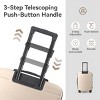 Syemin Luggage Sets 3 Piece Suitcases Suitcase Set ABS Hard Case Luggage with TSA Lock Spinner Wheels Durable Luggage, Beige, 20.87"*11.61"*30.31" - 2 of 3