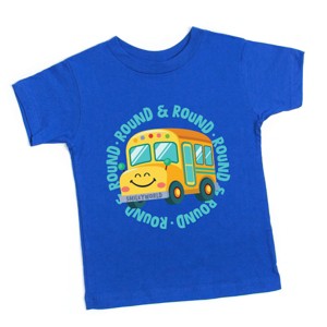 The Juniper Shop SmileyWorld Round & Round Bus Toddler Short Sleeve Tee - 1 of 4