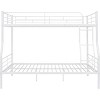 Streamdale Full XL Over Queen Metal Bunk Bed, White - 4 of 4
