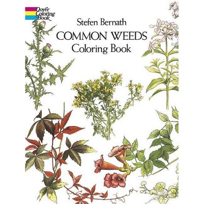 Common Weeds Coloring Book - (Dover Nature Coloring Book) by  Stefen Bernath (Paperback)