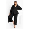 Women's Plus Size Antoinette Top - black | CITY CHIC - image 2 of 4