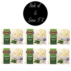 Preferred Popcorn 3 oz Jalapeno Microwave Popcorn - Pack of 6 Boxes of 3 - 1 of 4