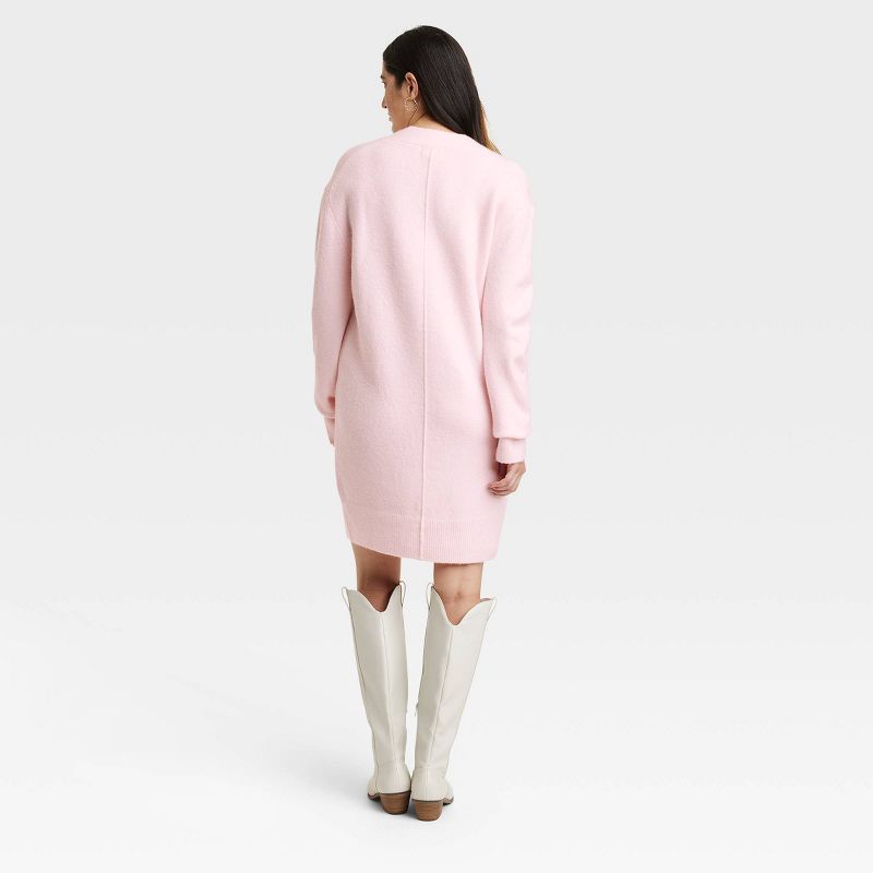 Women's Long Sleeve Tunic Mini Sweater Dress - Universal Thread™, 3 of 11