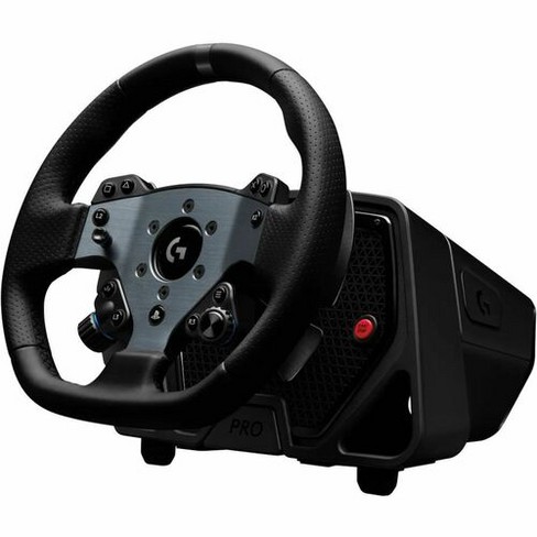 Logitech G Pro Racing Wheel - Cable - USB - PC, PlayStation, Xbox - Black - image 1 of 4