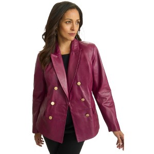 Jessica London Women's Plus Size Double-Breasted Blazer - 1 of 4