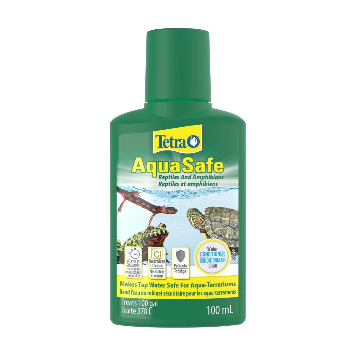 Tetra Fauna AquaSafe for Reptiles and Amphibians Aqua-Terrarium Water Conditioners - 100ml