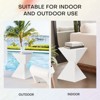 Bekrvio Acrylic Side Table - 4 of 4