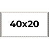PosterPalooza | Panoramic Slim Profile Silver Frame - UV Acrylic, Foam Board Backing, Hanging Hardware - 2 of 4