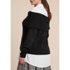 ELOQUII Off The Shoulder Twofer Sweater - 3 of 4