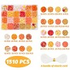 Fall Bracelets Beads Kit with Storage Box: 1500+Pcs Clay Beads, Charms for DIY Jewelry Making | Thanksgiving Craft Gift for Kids & Beginners - 2 of 4