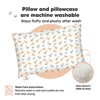 KeaBabies Toddler Pillow with Pillowcase, 13X18 Soft Organic Cotton Toddler Pillows for Sleeping, Kids Travel Pillow Age 2-5 - 4 of 4