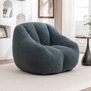 NicBex Memory Foam Bean Bag Sofa with Ultra Plush & Tufted, Cozy Chair Single/2 Seat Sofa for Dorm, Apartment or Living Room - 1 of 4