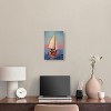 Art Remedy Contemplating at High Seas Beach Life Inspired Wall Art Unframed - 2 of 4