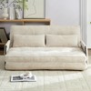 Muti-Functional Folding Loveseat Sofa Bed Floor Sofa Bed,Lazy Sofa with Pillows,6 Position Adjustable Backrest - 3 of 4