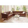 Mirod Large Retro Sectional Sofa with Wooden Legs, Comfortable Modular Design for Living Room, Lounge, and Family Spaces - 2 of 4