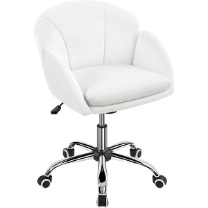 Yaheetech Modern Swivel Rolling Desk Chair with Armrests for Home Office - 1 of 4