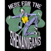 Women's Batman St. Patrick's Day Joker Here for the Shenanigans T-Shirt - 2 of 4