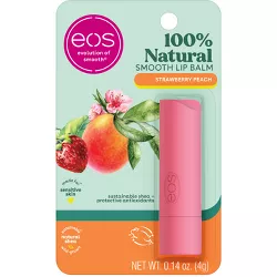 eos Super Soft Shea Lip Balm Stick - Strawberry Peach - 0.14oz