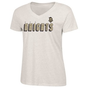 NCAA UCF Knights Women's Oatmeal V-Neck T-Shirt - 1 of 3