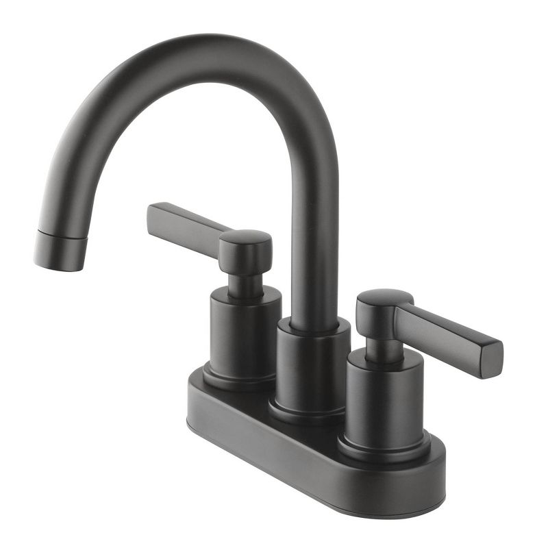 4" 2 Handle Low Arc Lavatory Faucet with Push Pop Up - Home2O
, 1 of 6