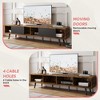 Bestier 70 inch Mid Century Modern TV Stand,Low Profile TV Console for 75 inch TV in Living Room - 4 of 4