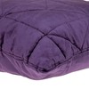 Parkland Collection,Zoe Transitional Quilted Throw Pillow - 4 of 4