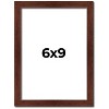 PosterPalooza | Photo Size Classic Modern Brown Frame - UV Acrylic, Foam Board Backing, Hanging Hardware - 2 of 4