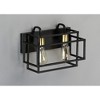 Maxim Lighting Liner 2 - Light Wall Light in  Black/Satin Brass - 2 of 4