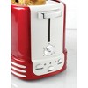 Nostalgia NRTOS2RR Retro 2-Slice Bagel Toaster, Red - image 4 of 4